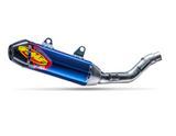 FMF Racing 2024 Triumph TF 250-X Factory 4.1 RCT Titanium Anodized SL (Slip-On) w/ Carbon Cap