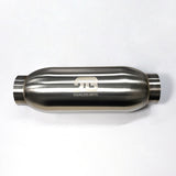 Stainless Bros 4in Body x 18in Length 3in Inlet/Outlet Bullet Resonator