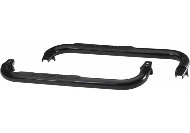 Rampage 1987-1995 Jeep Wrangler(YJ) 3 Inch Round Nerf Bar - Black