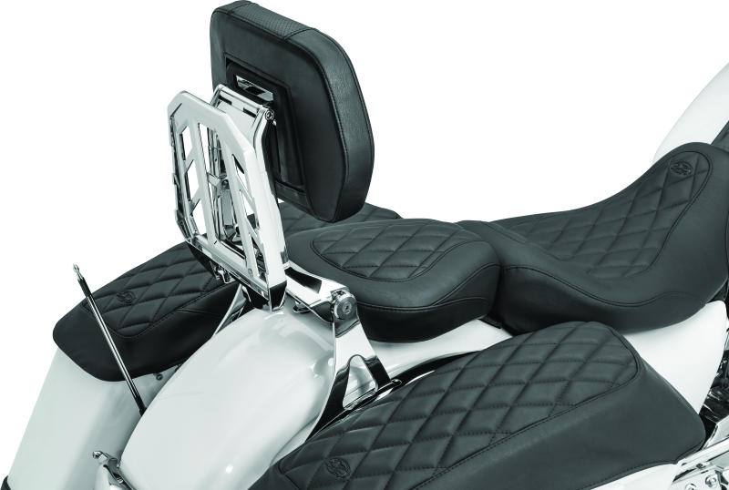 Kuryakyn Neo Driver & Passenger Backrest Chrome