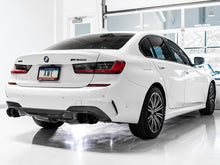 Load image into Gallery viewer, AWE Tuning 2019+ BMW M340i (G20) Non-Resonated Touring Edition Exhaust - Quad Diamond Black Tips