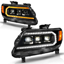 Load image into Gallery viewer, Anzo Projector Headlights Colorado 15-22 Chevy - Black Housing LED DRL