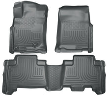 Load image into Gallery viewer, Husky Liners 10-12 Toyota 4Runner/Lexus GX460 WeatherBeater Combo Black Floor Liners