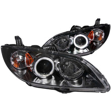 Load image into Gallery viewer, ANZO 2004-2008 Mazda 3 Projector Headlights w/ Halo Black (CCFL)