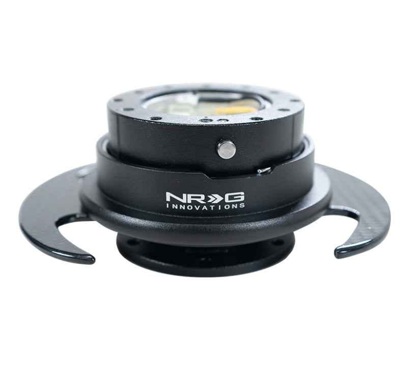 NRG Quick Release Kit Gen 3.0 - Black Body / Black Ring w/ Carbon Fiber Handles