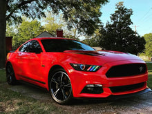 Load image into Gallery viewer, Oracle 15-17 Ford Mustang Dynamic RGB+A Pre-Assembled Headlights - Black Edition - SEE WARRANTY