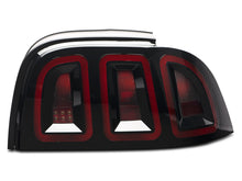 Load image into Gallery viewer, Raxiom 96-98 Ford Mustang Icon LED Tail Lights- Black Housing (Smoked Lens)