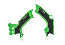 Load image into Gallery viewer, Acerbis 21+ Kawasaki KX250/ 19-23 KX450 Frame Guards- X-Grip - Green/Black