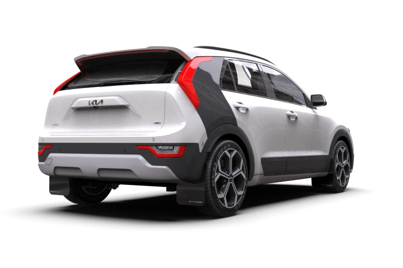 Rally Armor 23-24 Kia Niro SG2 Black UR Mud Flap Dark Grey Logo