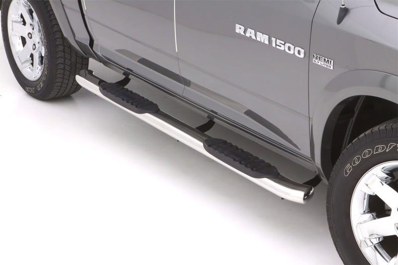 Lund 10-17 Dodge Ram 2500 Crew Cab 5in. Curved Oval SS Nerf Bars - Polished