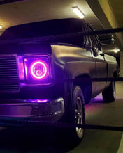 Load image into Gallery viewer, Oracle 7in High Powered LED Headlights - Black Bezel - ColorSHIFT No Controller SEE WARRANTY