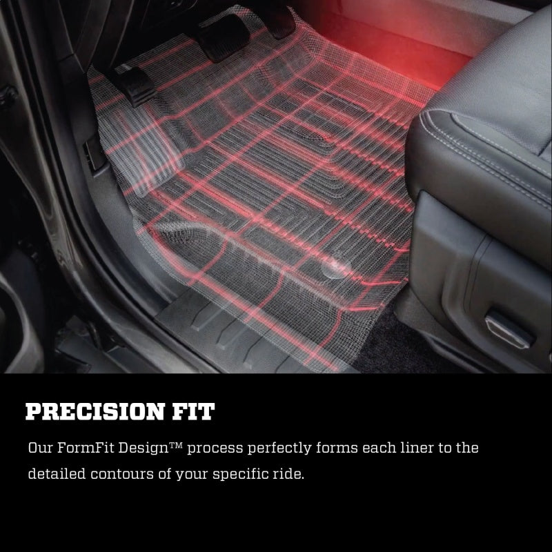 Husky Liners 19-24 Jeep Wrangler JL/JLU WeatherBeater Front Row Black Floor Liners