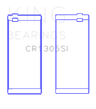 King 03-15 Dodge Cummins Diesel 5.9L L6 (Size 0.75) Cracked Rod Bearing (Must Order 6 for Set)