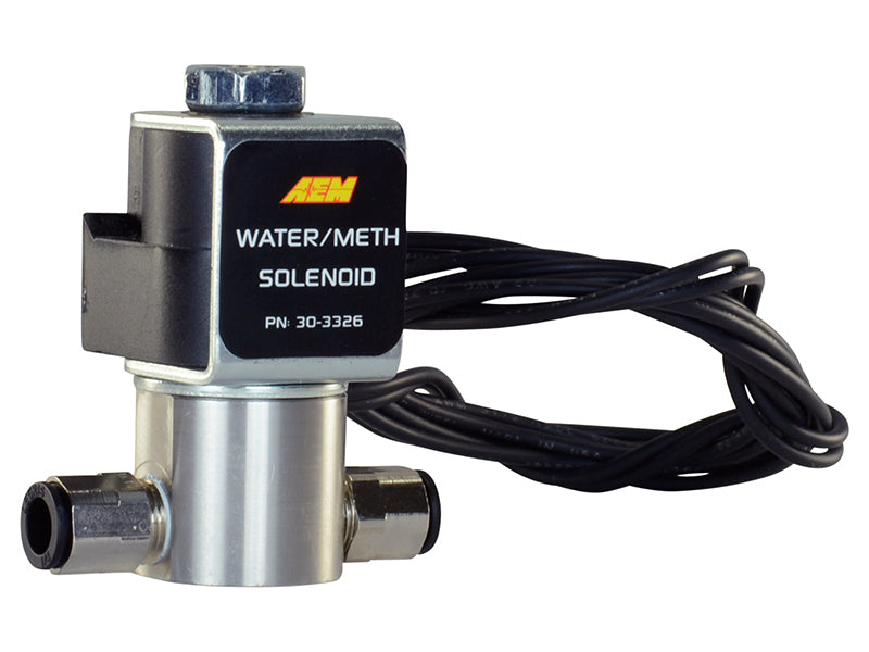 AEM Water Methanol Injection System - High-Flow Low-Current WMI Solenoid 200PSI 1/8in-27NPT