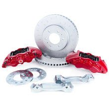 Load image into Gallery viewer, Alcon 09-20 F-150/Raptor Gen1-2 347x36mm Rotors 6-Piston Red Front Brake Kit Requires alcAC011507NAN