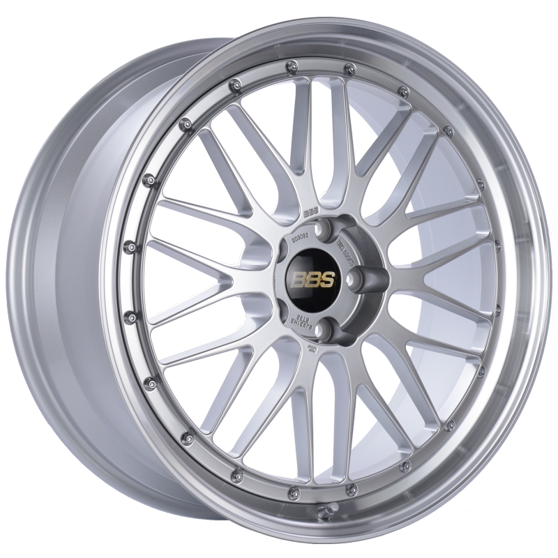 BBS LM 21x9 5x120 ET32 Diamond Silver Center Diamond Cut Lip Wheel -82mm PFS/Clip Required