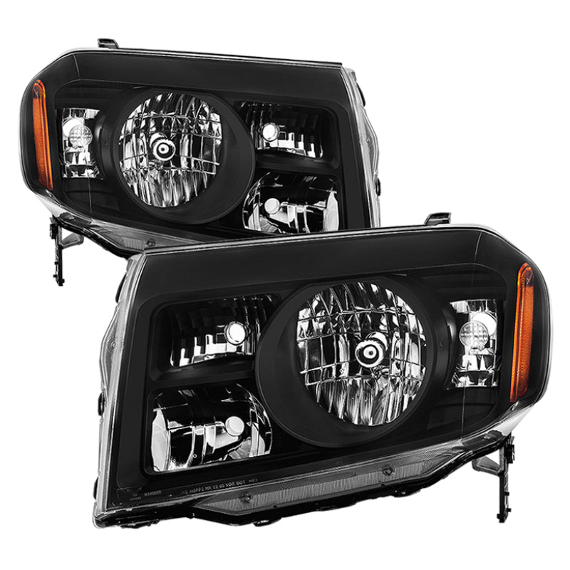 xTune Honda Pilot 2009-2011 OEM Style Headlights - Black HD-JH-HPIL09-AM-BK