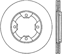 Load image into Gallery viewer, StopTech Power Slot 84-85 Nissan 300ZX Slotted &amp; Drilled Left Front Rotor