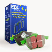 Load image into Gallery viewer, EBC 06-13 Audi A3 2.0 Turbo (Girling rear caliper) Greenstuff Front Brake Pads