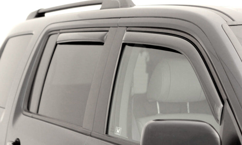 AVS 13-18 Hyundai Santa Fe (Excl. XL Model) Ventvisor Front & Rear Window Deflectors 4pc - Smoke