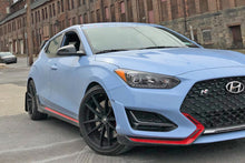 Load image into Gallery viewer, Rally Armor 19-22 Hyundai Veloster N Black UR Mud Flap w/ Grey Logo