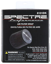 Load image into Gallery viewer, Spectre Universal Pre-Filter Wrap 6in. x 6.125in. - Black