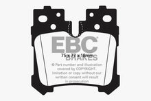 Load image into Gallery viewer, EBC 07+ Lexus LS460 4.6 Yellowstuff Rear Brake Pads