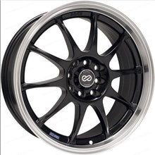 Load image into Gallery viewer, Enkei J10 15x6.5 4x100/114.3 38mm Offset 72.62mm Bore Dia Matte Black w/ Machined Lip Wheel