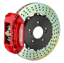 Load image into Gallery viewer, Brembo 02-04 Focus SVT/05-06 Focus Front GT BBK 4 Piston Cast 2pc 328x28 2pc Rotor Drilled-Red