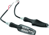 BikeMaster 8 Led Turnsignals Pair - Black