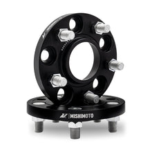 Load image into Gallery viewer, Mishimoto Wheel Spacers - 5x114.3 - 60.1 - 15 - M12 - Black