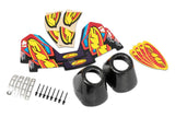 FMF Racing CRF250R 18-21/ CRF450R 17-20 Dual Fact 4.1 Carbon Replacement Endcaps (2 Piece Kit)