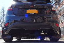 Load image into Gallery viewer, Rally Armor 13-19 Ford Fiesta ST Black UR Mud Flap w/Grey Logo