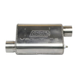 BBK VariTune Adjustable Performance Muffler 3.0 in. Offset/Offset Stainless Steel