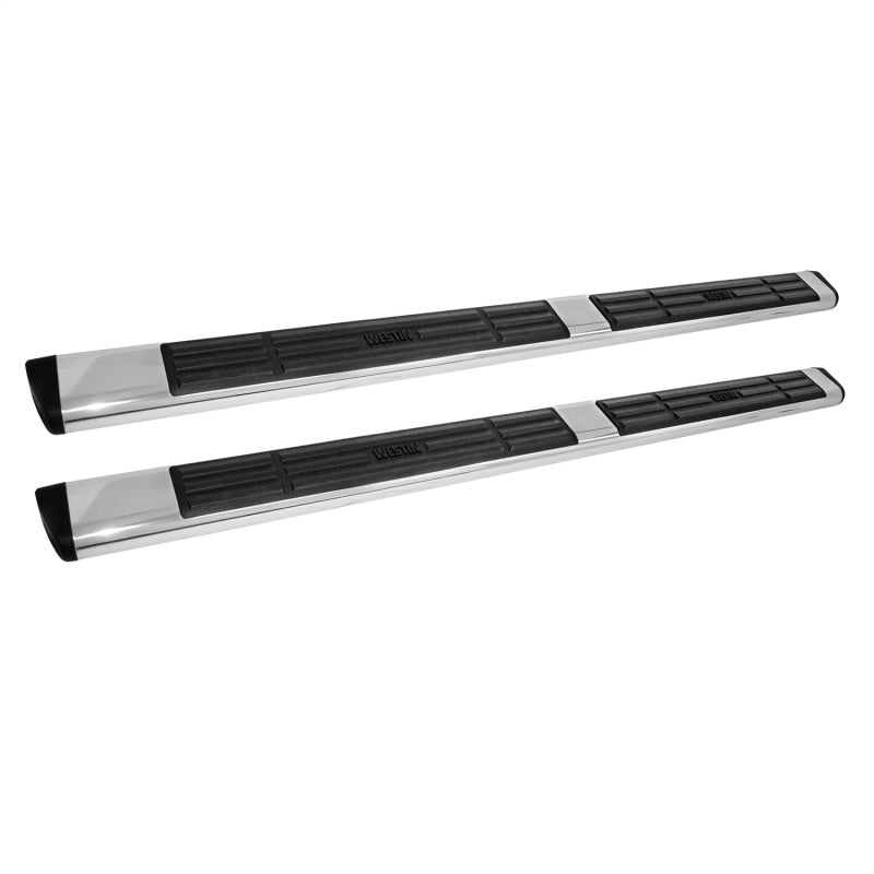 Westin Premier 6 in Oval Side Bar - Stainless Steel 75 in - Stainless Steel