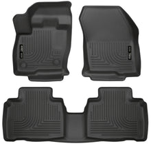 Load image into Gallery viewer, Husky Liners 2015 Ford Edge WeatherBeater Front &amp; 2nd Row Combo Black Floor Liners