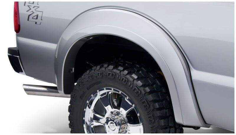 Bushwacker 11-16 Ford F-350 Super Duty Styleside Extend-A-Fender Style Flares 4pc - Black