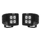 Westin HyperQ LED Auxiliary Lights 3in x 3in cube 20w Flood - Black