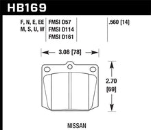 Load image into Gallery viewer, Hawk Nissan 810/240Z/260Z/280Z/620 / Toyota Corona/Cressida/Crown/PU DTC-70 Front Race Brake Pads