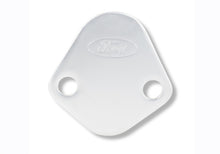 Load image into Gallery viewer, Ford Racing Ford Logo Fuel Pump Blockoff Plate - Chrome