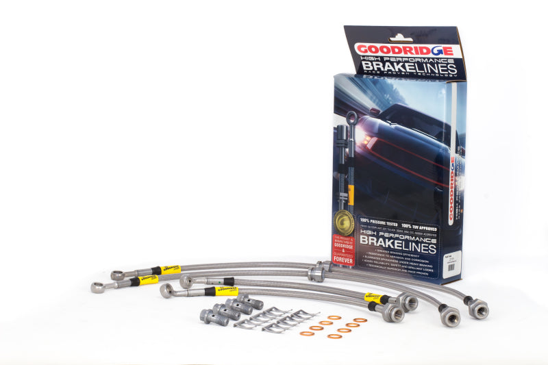 Goodridge 09-15 Nissan Maxima Stainless Steel Brake Line Kit