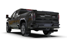 Load image into Gallery viewer, Rally Armor 20-24 GMC Sierra 2500/3500 HD Denali Black Mud Flap w/White Logo