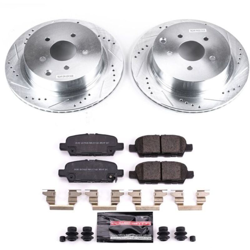 Power Stop 18-19 Infiniti Q50 Rear Z23 Evolution Sport Brake Kit