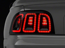 Load image into Gallery viewer, Raxiom 96-98 Ford Mustang Icon LED Tail Lights- Black Housing (Smoked Lens)