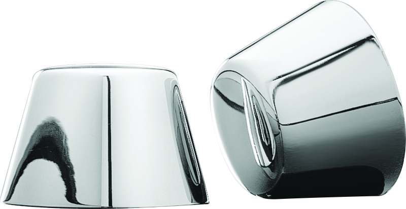 Kuryakyn Front Axle Nut Caps Chrome