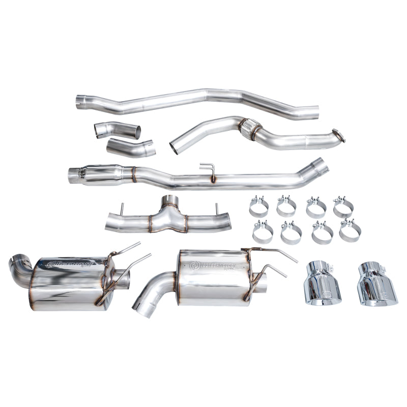 AWE Tuning 22+ Honda Civic Si/Acura Integra Touring Edition Catback Exhaust - Dual Chrome Silver Tip