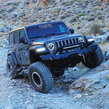 Load image into Gallery viewer, Westin 18-19 Jeep Wrangler JL WJ2 Full Width Front Bumper w/Bull Bar Textured Black