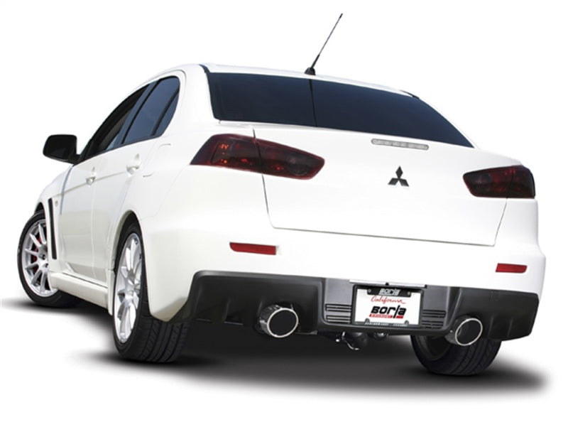 Borla 09-15 Mitsubishi Lancer Ralliart 2.0L 4cyl MT 6spd AWD Catback Exhaust