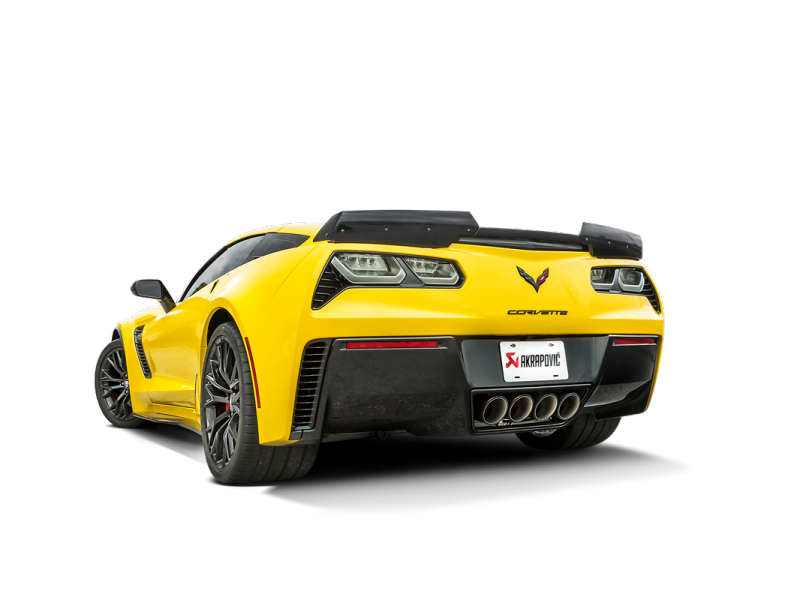 Akrapovic 14-17 Chevrolet Corvette Z06 (C7) Slip-On Line (Titanium) w/ Carbon Tips