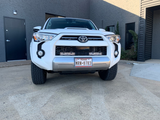 Cali Raised 32In Hidden Grille Led Light Bar Brackets Kit Fits 14-24 Toyota Runner - No Lone Bar